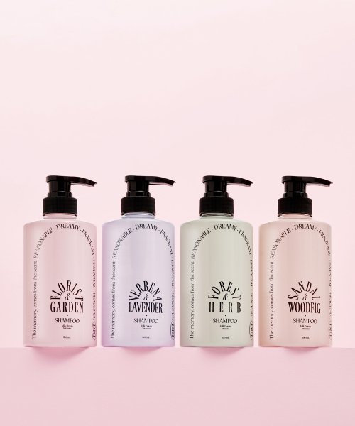 ODID Milk Protein Intensive Shampoo Verbena Lavender 500ml + [Free] Shampoo Sachet 6ml 4 types