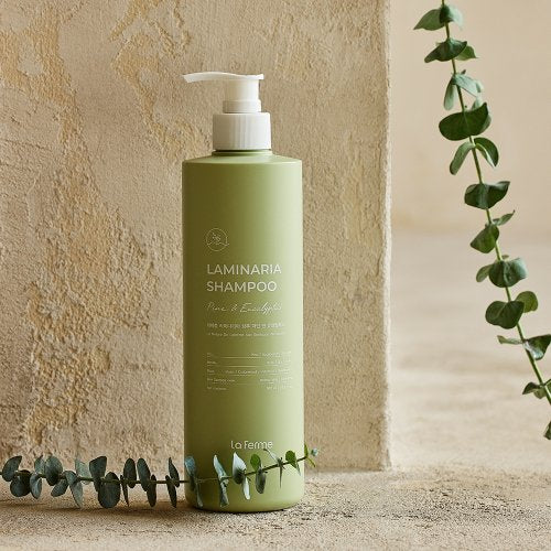 LA FERME Laminaria Shampoo Pine & Eucalyptus 500ml + 6 sachets as a free gift