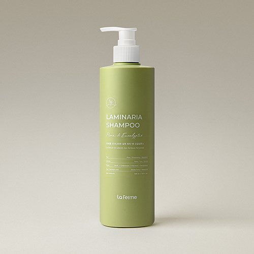 LA FERME Laminaria Shampoo Pine & Eucalyptus 500ml + 6 sachets as a free gift