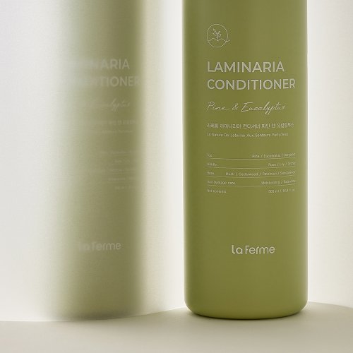LA FERME Laminaria Conditioner Pine & Eucalyptus 500ml + La Ferme Sachet 6 types provided