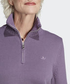 ADIDAS Korean Knitwear Half Zip - Violet