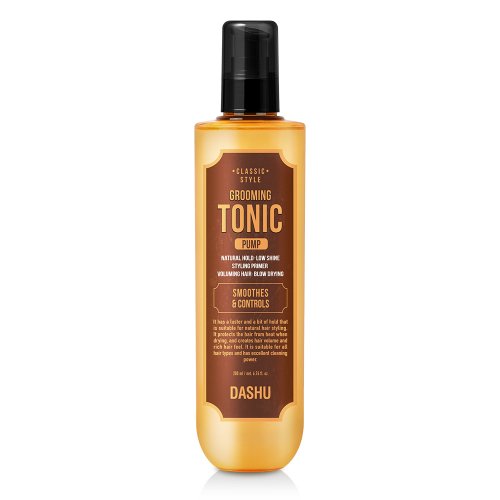 DASHU SET Classic Style Grooming Tonic Pump 200ml + Ultra Holding Scalp Spray 200ml