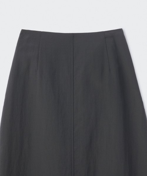 MUSINSA STANDARD WOMAN MUSINSA STANDARD WOMAN Women's Crinkle Long Skirt [Gray]