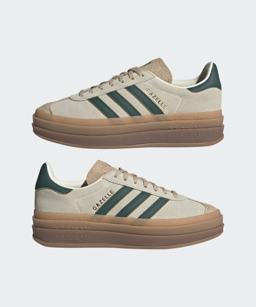 ADIDAS Gazelle Bold Beige:Green
