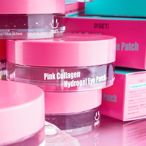OGET OGET Pink Collagen Hydrogel Eye Patch 32 sheets