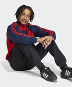 ADIDAS ADIDAS Quarter Zipper Jumper - Navy:Red