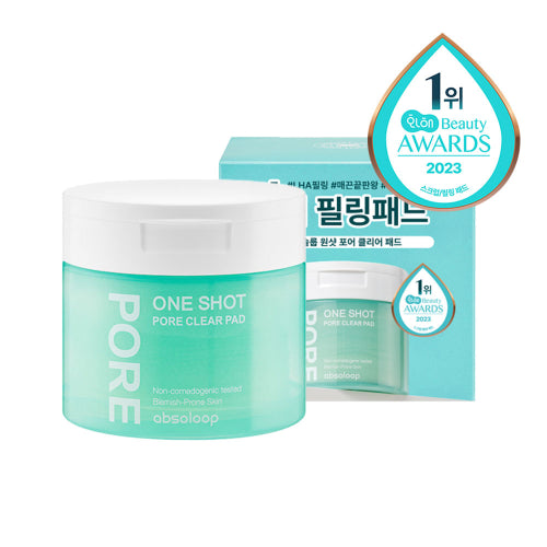 ABSOLOOP One Shot Pore Clear Pore Pads 60 sheets