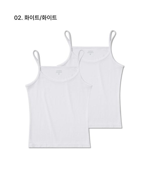 MUSINSA STANDARD WOMAN MUSINSA STANDARD WOMAN Women's Slim String Sleeveless Top 2 Pack