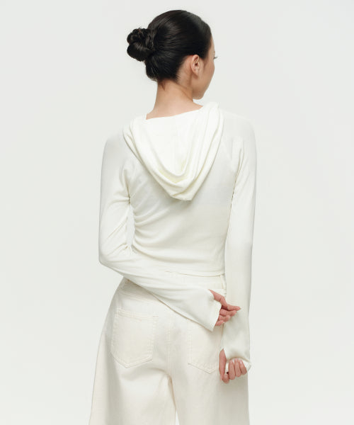 MUSINSA STANDARD WOMAN MUSINSA STANDARD WOMAN Hoodie Ivory