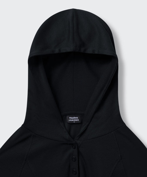 MUSINSA STANDARD WOMAN MUSINSA STANDARD WOMAN Women's Hoodie Black
