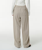MUSINSA STANDARD WOMAN MUSINSA STANDARD WOMAN Women's Cooling Deep Tuck Wide Banding Pants Greyish Beige