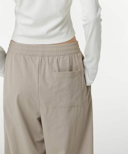 MUSINSA STANDARD WOMAN MUSINSA STANDARD WOMAN Women's Cooling Deep Tuck Wide Banding Pants Greyish Beige