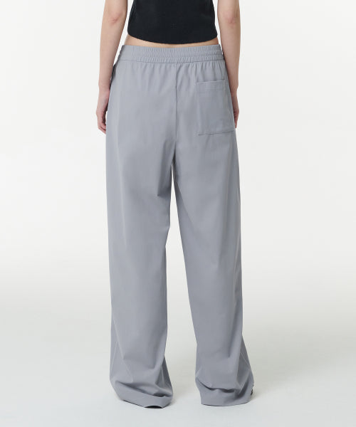 MUSINSA STANDARD WOMAN MUSINSA STANDARD WOMAN Women's Cooling Deep Tuck Wide Banding Pants [Purple Gray]