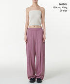 MUSINSA STANDARD WOMAN MUSINSA STANDARD WOMAN Women's Cooling Deep Tuck Wide Banding Pants (Size M)