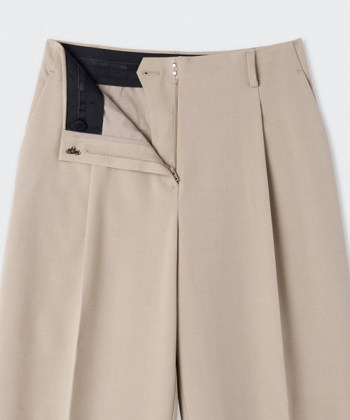 MUSINSA STANDARD WOMAN MUSINSA STANDARD WOMAN Slacks Waist Bandless Wide [Warm Sand]