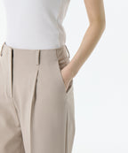 MUSINSA STANDARD WOMAN MUSINSA STANDARD WOMAN Slacks Waist Bandless Wide [Warm Sand]