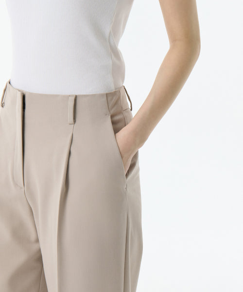 MUSINSA STANDARD WOMAN MUSINSA STANDARD WOMAN Slacks Waist Bandless Wide [Warm Sand]