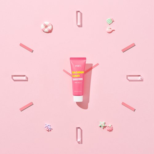 OGET OGET Pink Collagen Capsule Sunscreen 40ml SPF 50+