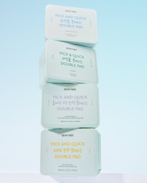 Dewytree Pick&Quick makeup remover double pad 100 sheets