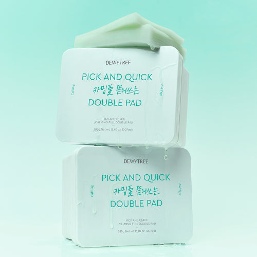 Dewytree Pick&Quick makeup remover double pad 100 sheets