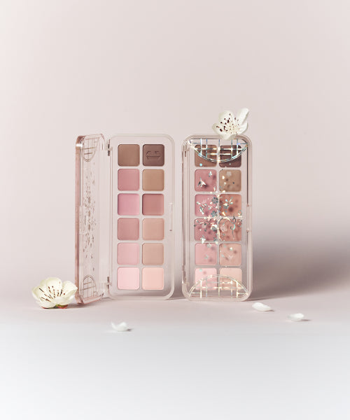 CLIO CLIO Pro Eye Palette Air + Crystal Glam Tint Brush 1P