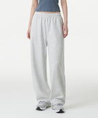 MUSINSA STANDARD WOMAN MUSINSA STANDARD WOMAN Sweatpants Variable Lounge (Melange Light Gray)