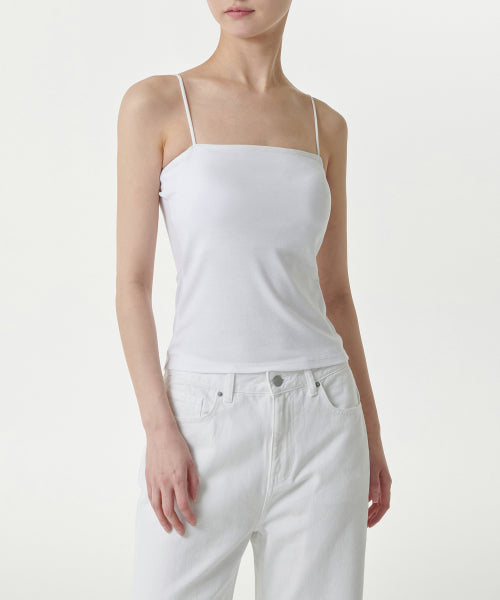MUSINSA STANDARD WOMAN MUSINSA STANDARD WOMAN Women's Spaghetti Strap Bra Top (White)