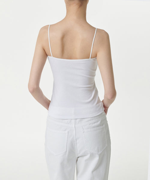 MUSINSA STANDARD WOMAN MUSINSA STANDARD WOMAN Women's Spaghetti Strap Bra Top (White)