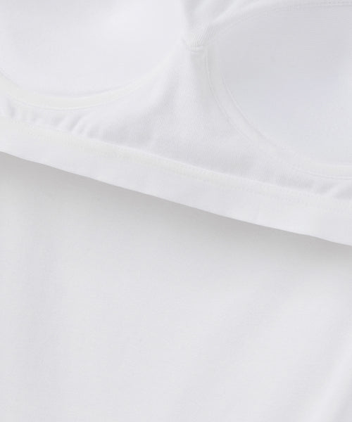 MUSINSA STANDARD WOMAN MUSINSA STANDARD WOMAN Women's Spaghetti Strap Bra Top (White)