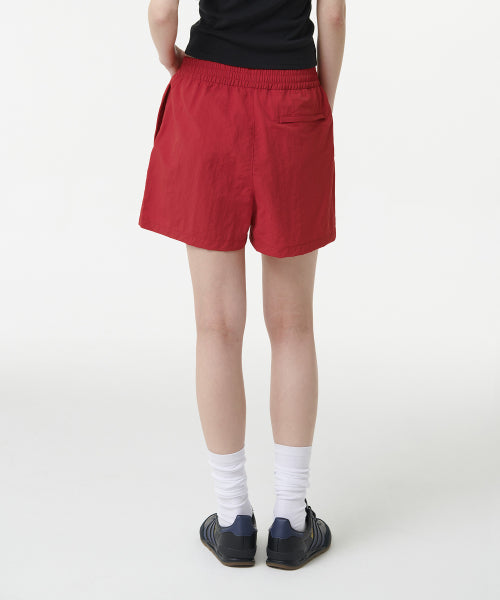 MUSINSA STANDARD WOMAN MUSINSA STANDARD WOMAN Women's Nylon Banding Shorts [Red]