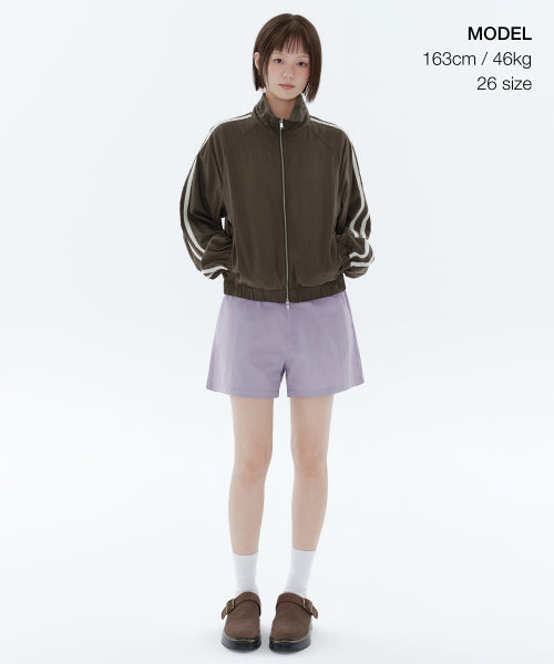 MUSINSA STANDARD WOMAN MUSINSA STANDARD WOMAN Women's nylon banding shorts [Lavender]