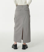 MUSINSA STANDARD WOMAN MUSINSA STANDARD WOMAN Cargo Maxi Skirt (Light Gray)