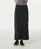 MUSINSA STANDARD WOMAN MUSINSA STANDARD WOMAN Cargo Maxi Skirt [Gunmetal]