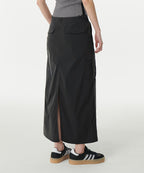 MUSINSA STANDARD WOMAN MUSINSA STANDARD WOMAN Cargo Maxi Skirt [Gunmetal]