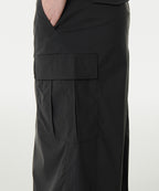 MUSINSA STANDARD WOMAN MUSINSA STANDARD WOMAN Cargo Maxi Skirt [Gunmetal]