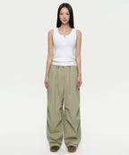 MUSINSA STANDARD WOMAN MUSINSA STANDARD WOMAN Women's Parachute Pants [Sage]