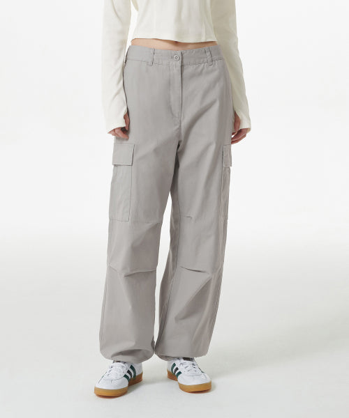 MUSINSA STANDARD WOMAN MUSINSA STANDARD WOMAN Women's Wide Cargo Pants (Light Gray)