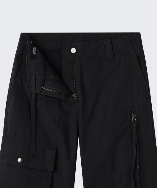 MUSINSA STANDARD WOMAN MUSINSA STANDARD WOMAN Women's Pants Semi Boot Cut Utility Cargo [Black]