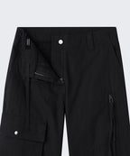 MUSINSA STANDARD WOMAN MUSINSA STANDARD WOMAN Women's Pants Semi Boot Cut Utility Cargo [Black]