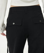 MUSINSA STANDARD WOMAN MUSINSA STANDARD WOMAN Women's Pants Semi Boot Cut Utility Cargo [Black]