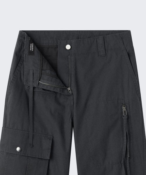 MUSINSA STANDARD WOMAN MUSINSA STANDARD WOMAN Women's Pants Semi Boot Cut Utility Cargo [Dark Gray]