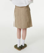 MUSINSA STANDARD WOMAN MUSINSA STANDARD WOMAN Cargo Knee Length Skirt (Beige)