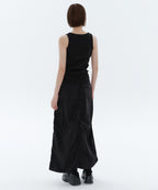 MUSINSA STANDARD WOMAN MUSINSA STANDARD WOMAN Nylon Parachute Skirt [Black]