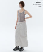 MUSINSA STANDARD WOMAN MUSINSA STANDARD WOMAN Skirt Ash Gray