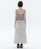 MUSINSA STANDARD WOMAN MUSINSA STANDARD WOMAN Skirt Ash Gray