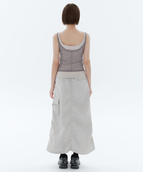 MUSINSA STANDARD WOMAN MUSINSA STANDARD WOMAN Skirt Ash Gray