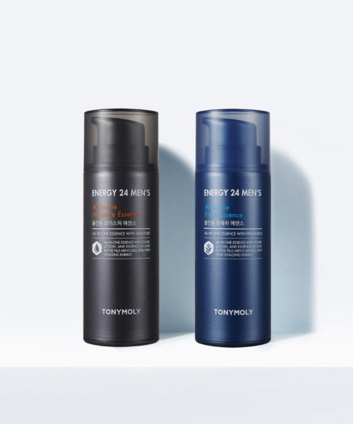 TONYMOLY [2pack] Energy 24 Men's All-in-One 120ml (Moisture/Fresh) (+ Houttuynia Cordata Cica Cooling Moisture Cream 8mlx2)