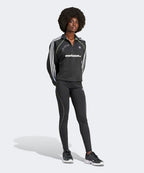 ADIDAS ADIDAS Sweatshirt Half Zip - Black
