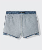 MUSINSA STANDARD WOMAN MUSINSA STANDARD WOMAN Denim Mini Skirt Light Indigo