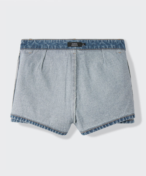 MUSINSA STANDARD WOMAN MUSINSA STANDARD WOMAN Denim Mini Skirt Light Indigo